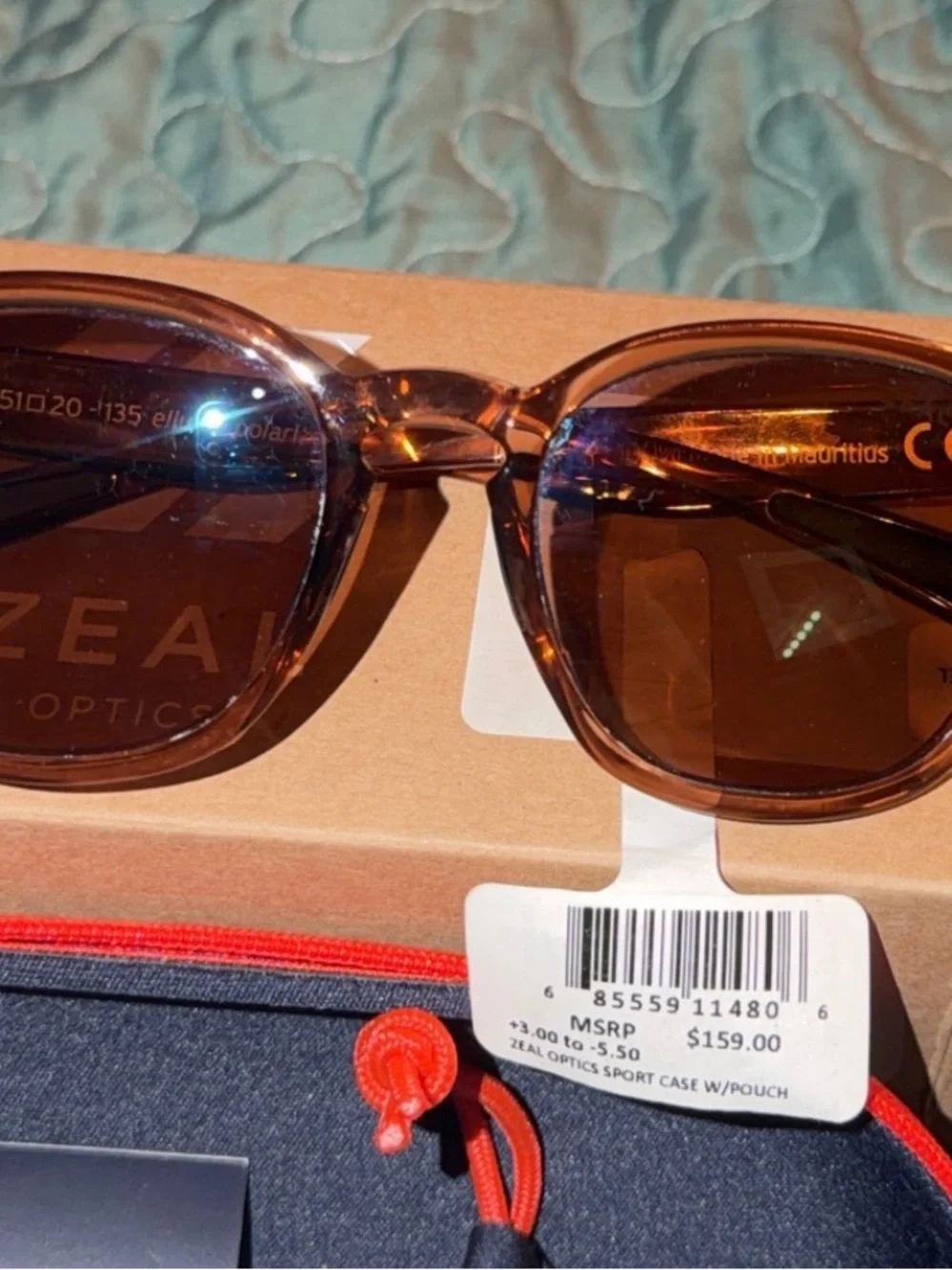 Zeal Optics Women's Brown Polarized Sunglasses